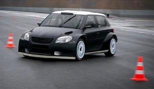 Škoda testira dirkalno fabio