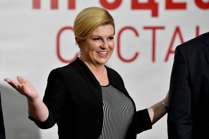 Idejo o tretji, hrvaški entiteti v BiH, bolj ali manj javno podpira tudi predsednica Kolinda Grabar Kitarović. | Foto: STA ,