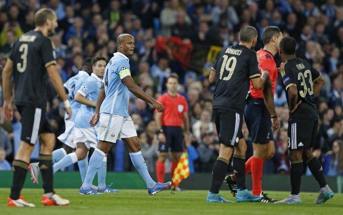 Koprčan je v tej sezoni sodil Manchester Cityju na domači tekmi z Juventusom (1:2). | Foto: 