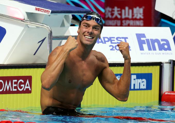 Gregorio Paltrinieri je osvojil zlato medaljo na 1500 metrov prosto. | Foto: Reuters