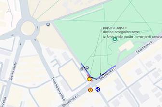 V bližini ljubljanskih Žal bo popolna zapora