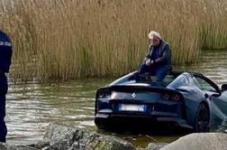 Gardsko jezero: "potop" za ta dragoceni ferrari #foto