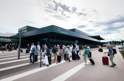 Prek terminala A na Brniku v petih letih 6,4 milijona potnikov