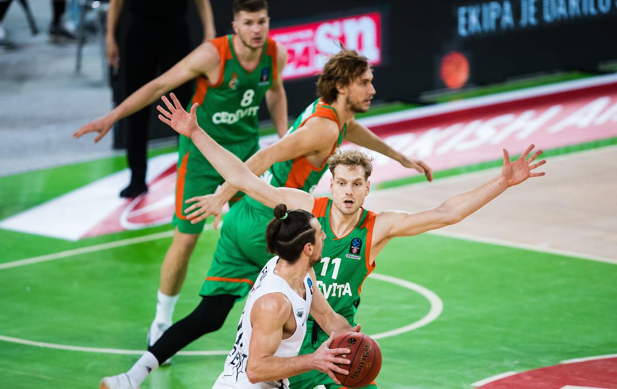 Cedevita Olimpija - Dolomiti Energia Trento | Olimpija je v Stožicah premagala italijansko ekipo Dolomiti energia Trento. | Foto Grega Valančič/Sportida