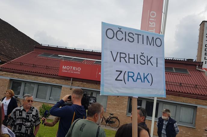 protest Vrhnika Kemis | Foto Gregor Pavšič