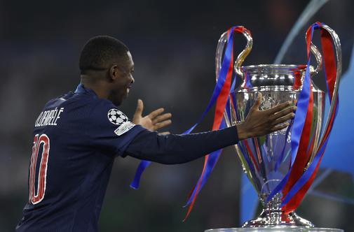 Dembele najboljši igralec lige prvakov v sezoni 2024/25