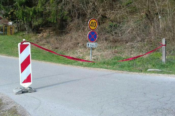Tri mesece zapor na pomembni cesti