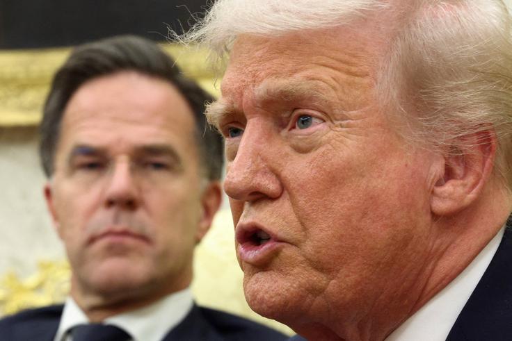 Mark Rutte razkril, kaj sta se pogovarjala s Trumpom o Grenlandiji. | Foto: Reuters