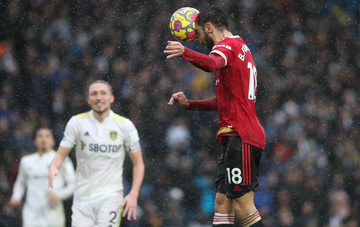 Manchester United Fernandes | Manchester United je ob polčasu vodil že z 2:0, a se moral v drugem potruditi za tri točke. | Foto Reuters