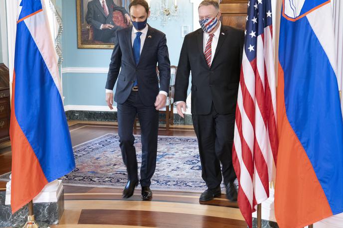 Mike Pompeo Anže Logar | Foto Vlada RS