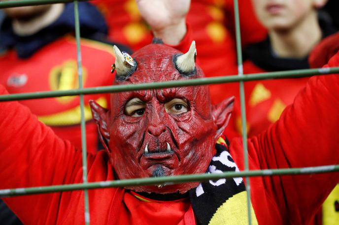 Belgija Navijač | Rdeči vragi iz Belgije bodo še drugo leto zaporedoma vstopili v novo leto na prvem mestu lestvice Fife. | Foto Reuters