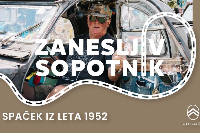 82-letni Anglež v Sloveniji z avtom, ki ga danes skorajda ni več mogoče videti