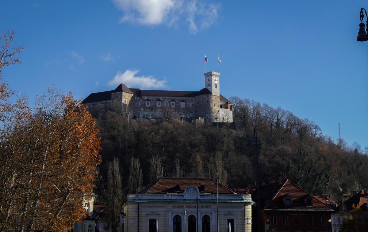 Ljubljanski grad | Preverite, kje vse bo zapora, in upoštevajte navodila, prosijo na občini.  | Foto STA