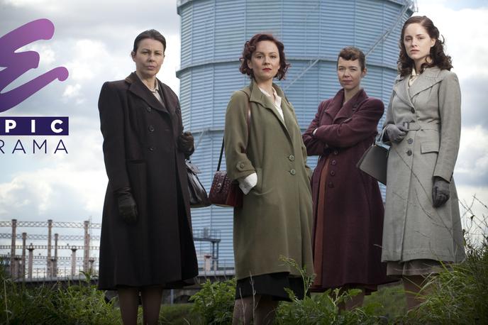 Avgust na Epic Drama | Serija Ženske iz Bletchleyja spremlja skupino dam, ki so pomagale skrajšati drugo svetovno vojno, zdaj pa uporabljajo svoje znanje, da bi policistom pomagale odkriti morilca. │ Foto: Kew Media