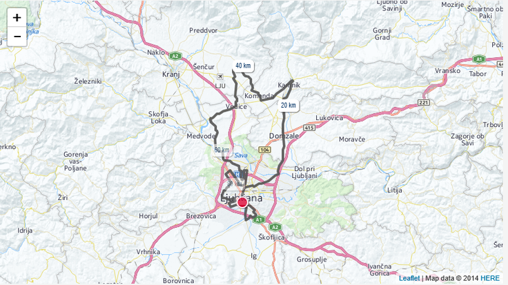 Slovenska trasa teka Wings For Life World Run | Foto: 