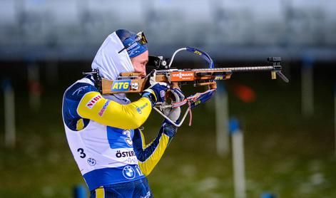 Prvo biatlonsko tekmo dneva dobila Šveda, Slovenca deveta