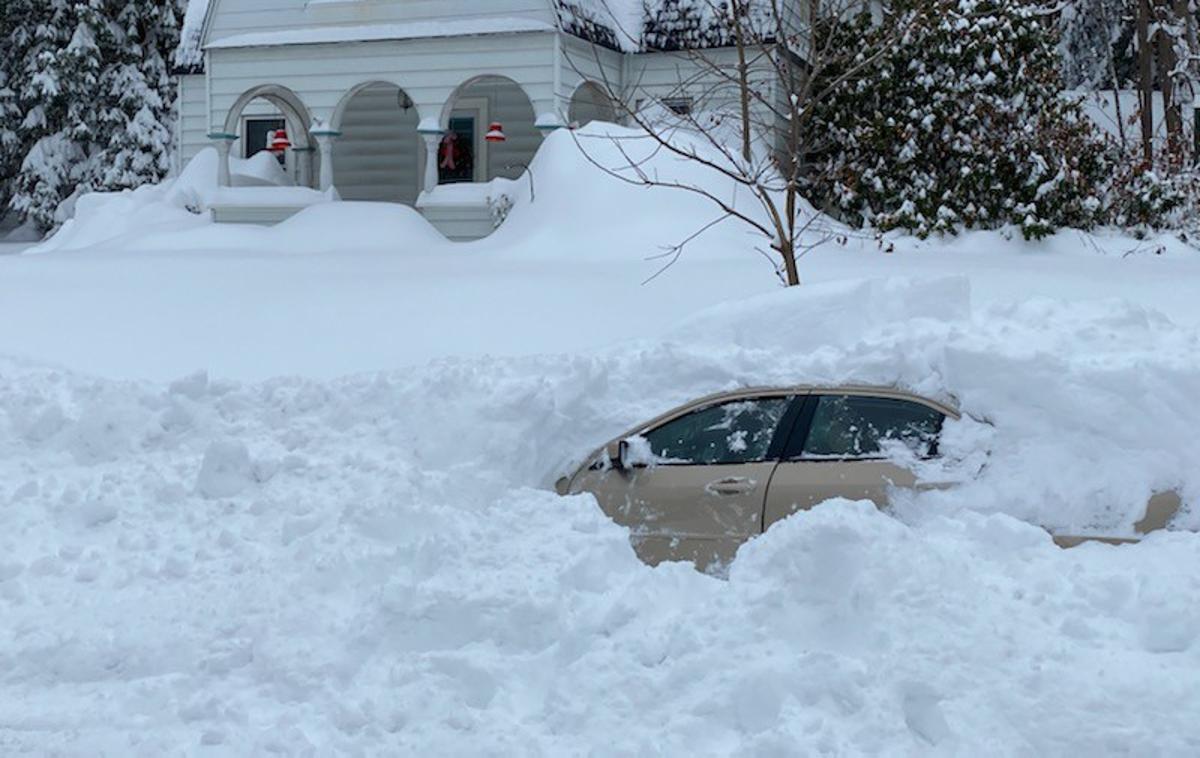 avto sneg ujet | Foto New York State Police