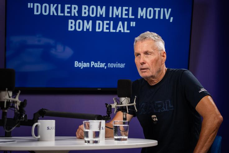 Bojan Požar je spregovoril tudi o zasebnem življenju. | Foto: Luka Petrič
