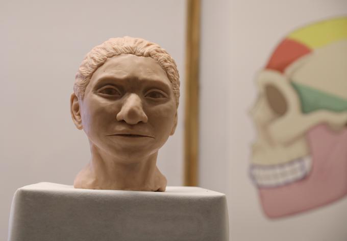 
Rekonstrukcija obraza pripadnice človeške vrste denisovancev. 
 | Foto: Reuters