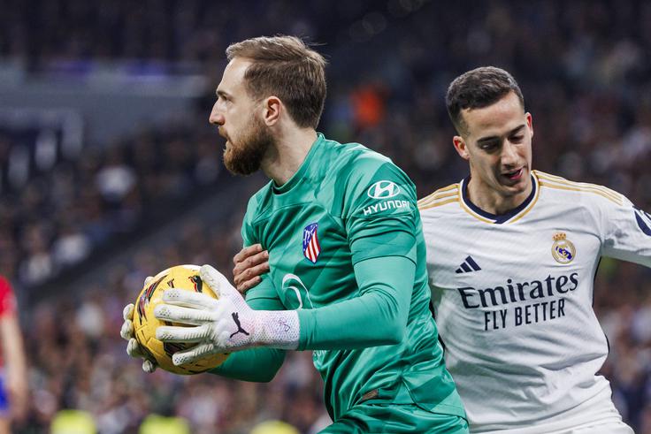 Jan Oblak je v osmini finala izpadel z Atletico proti Realu. Na povratni tekmi se je igral podaljšek, nato pa so beli baletniki zmagali po izvajanju 11-metrovk. | Foto: Guliverimage