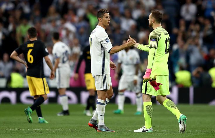 Jan Oblak S Cristianom Ronaldom se dobro pozna. | Foto: Getty Images