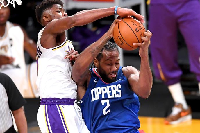 Kostas Antetokounmpo, Kawhi Leonard | LA Clippers so ugnali LA Lakers. | Foto Reuters