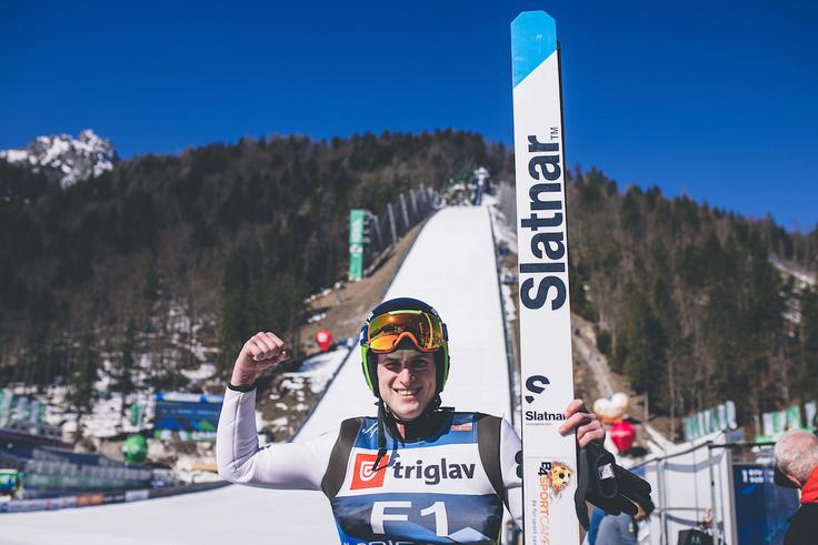 Roku Tarmanu je uspel najdaljši polet prve serije, dolg 229 metrov. | Foto: Grega Valančič/Sportida