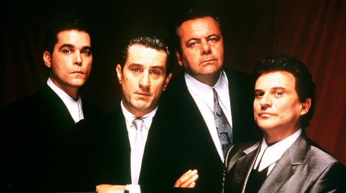 Sorvino (drugi z desne) z Rayem Liotto, Robertom De Nirom in Joejem Pescijem v filmu Dobri fantje | Foto: Guliverimage/Imago Lifestyle