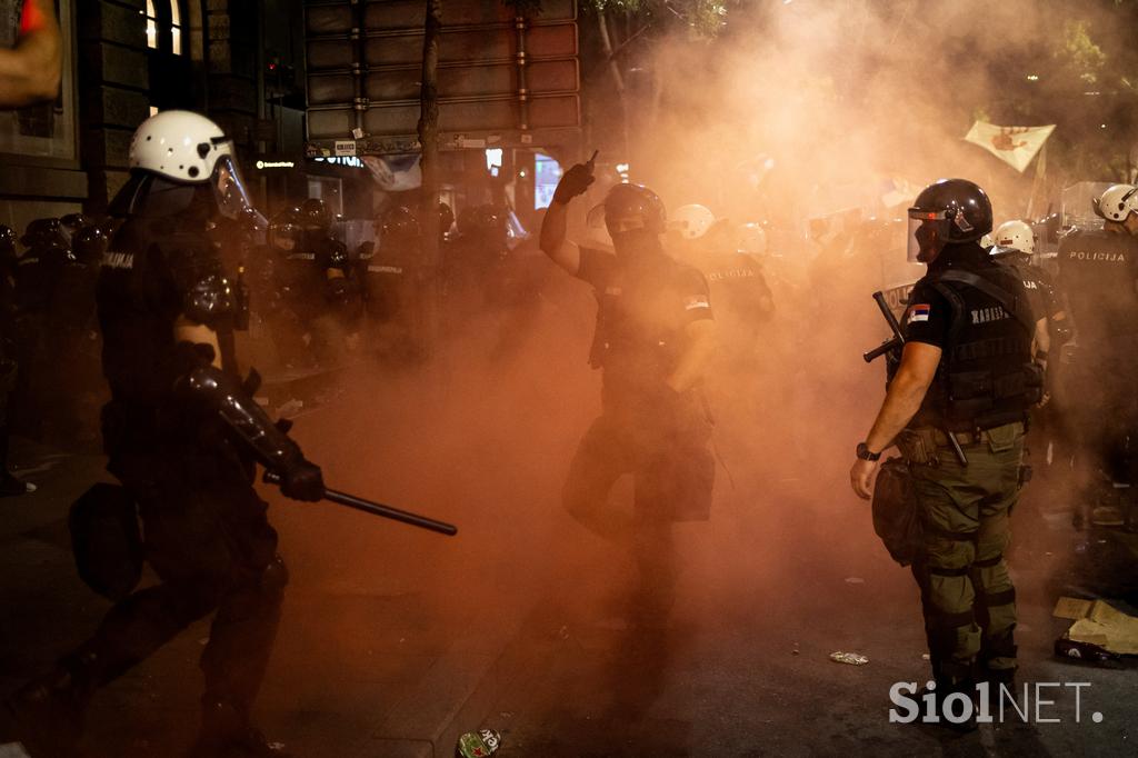Protest v Beogradu