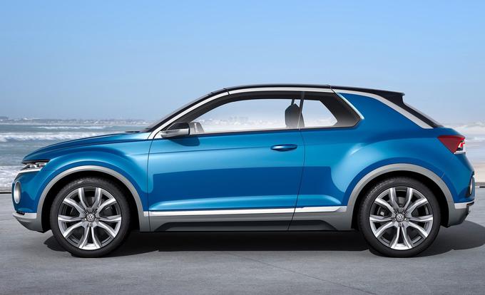 Volkswagen širi ponudbo svojih modelov. Novi T-roc bo crossover, predvidoma na osnovi golfa. | Foto: Volkswagen