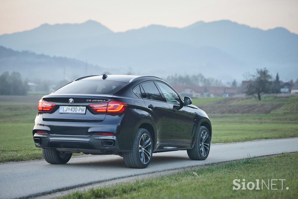 BMW X6 M 50d - fotogalerija testnega vozila