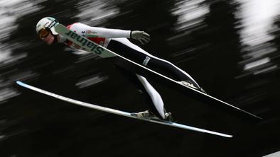 Domen Prevc na stopničkah v Nemčiji