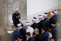 Osrednja bajramska slovesnost v Ljubljani, ki jo je vodil mufti Nevzet Porić.