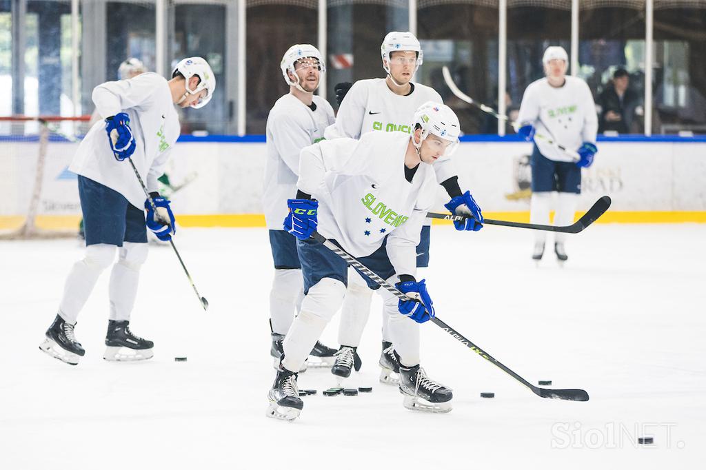 slovenska hokejska reprezentanca, trening, Bled