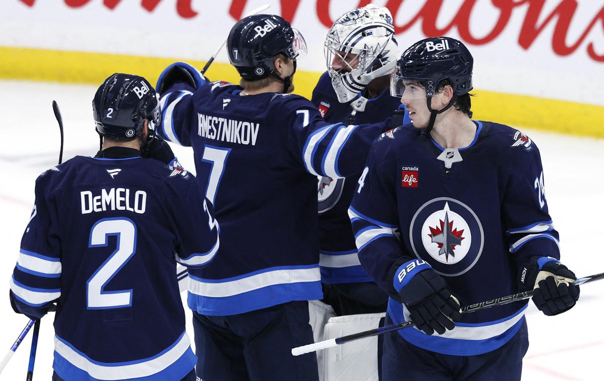 Winnipeg Jets | Winnipeg Jets so se po hudem porazu proti prvakom (0:5)  tokrat maščevali in zmagali s 6:3. | Foto Guliverimage