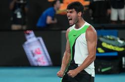 Alcaraz gladko v svoj prvi polfinale v Melbournu, kjer ga čaka Zverev