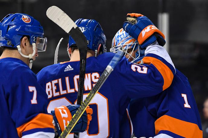 Kieffer Bellows Islanders New York | Kieffer Bellows je proti LA Kings uresničil sanje in dosegel prva zadetka v ligi NHL. | Foto Reuters