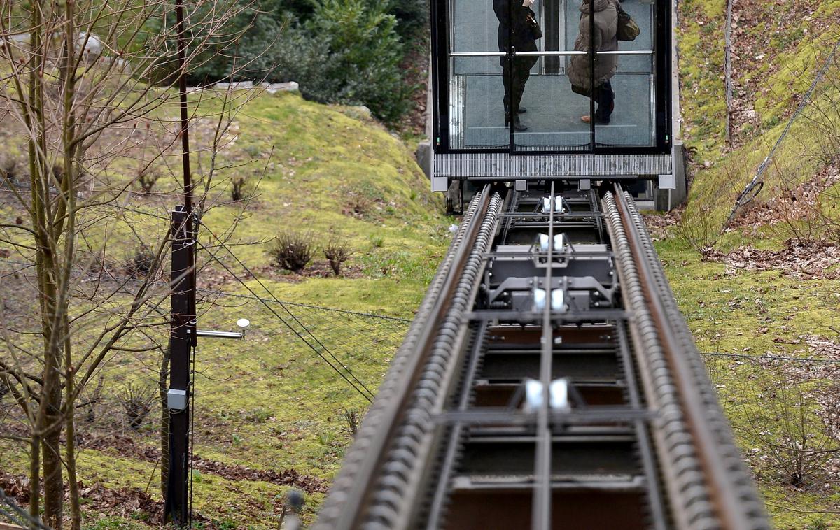 Ljubljanska vzpenjača | Ljubljanski grad je letos do danes obiskalo več kot 807 tisoč obiskovalcev. | Foto STA
