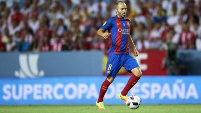 Andres Iniesta dva tedna brez nogometa