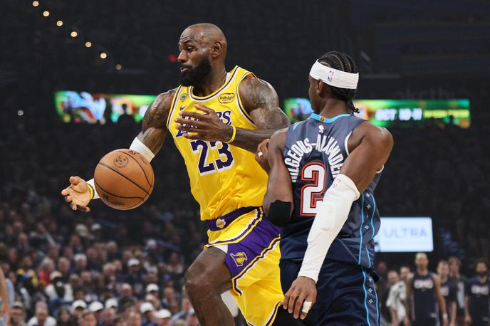 LeBron James | Lakersi so morali še drugič priznati premoč branilcem naslova iz Oklahoma Cityja. | Foto Guliverimage