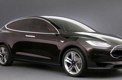 Tesla model X bo električni SUV za sedem potnikov