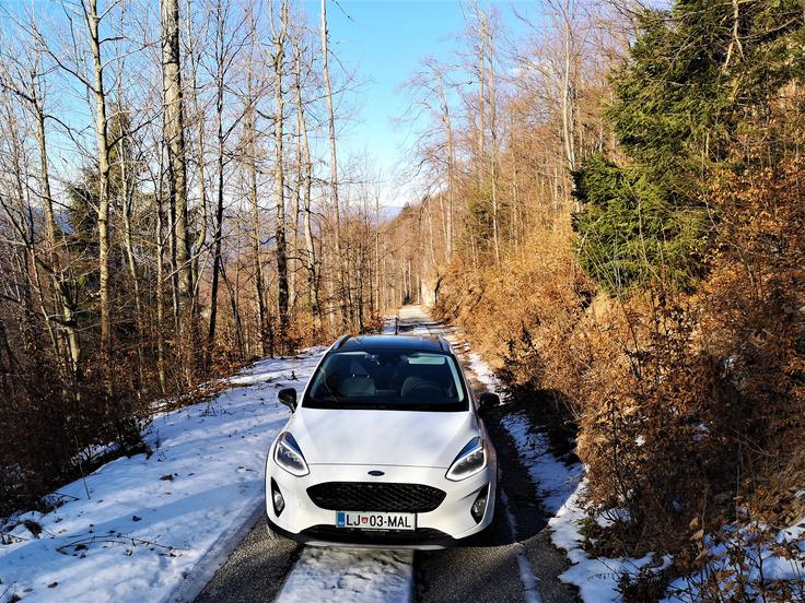Ford fiesta active Trnovski gozd cesta | Foto: Gregor Pavšič