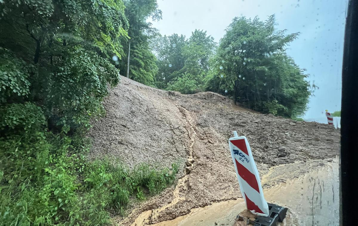 Zemeljski plaz | Fotografija je simbolična. | Foto Gregor Repas, Meteoinfo Slovenija