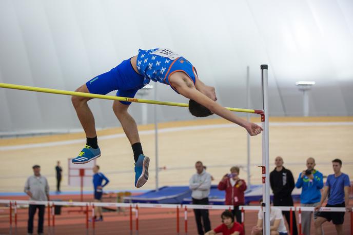 Sandro Jeršin Tomassini | Sandro Jeršin Tomassini je pri 16. letih postavil osebni rekord 222 centimetrov. | Foto Peter Kastelic/AZS