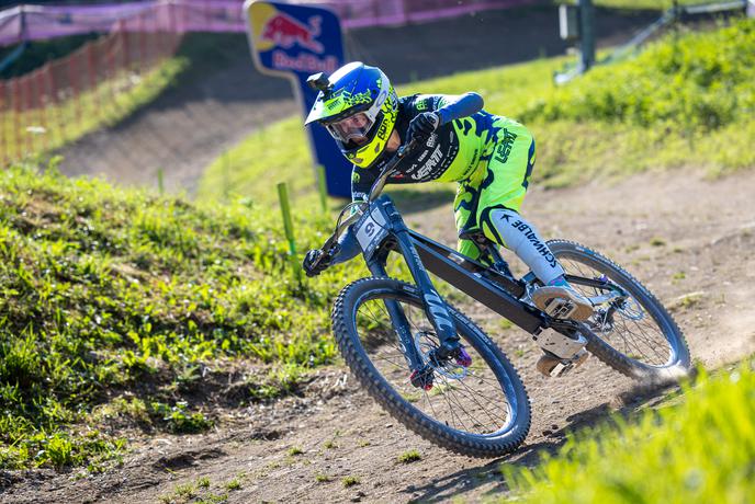 Monika Hrastnik v finalu zadnje tekme v karieri