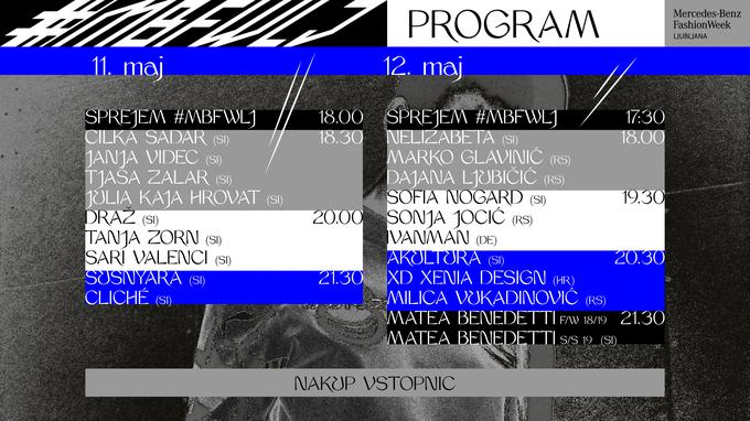 Mercedes Fashion Week program | Foto: 