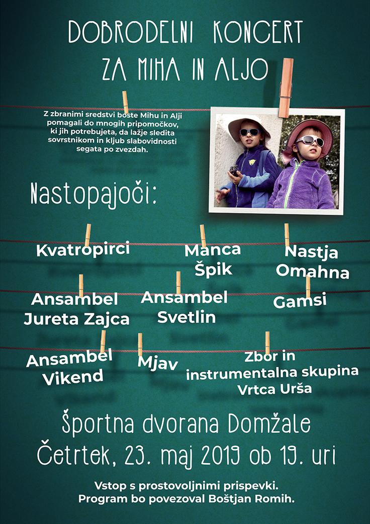 dobrodelni koncert alja miha grat plakat dobrodelni koncert alja miha grat plakat | Foto: Osebni arhiv