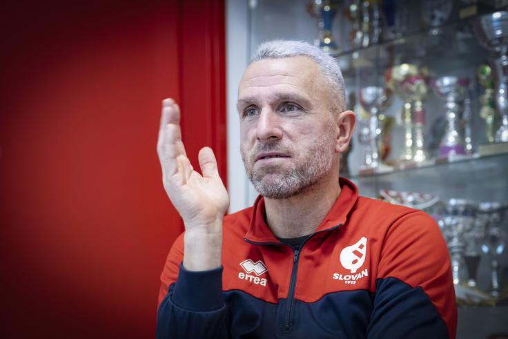 Sebastjan Cimirotič pri Slovanu opravlja vlogo mlajših selekcij. | Foto: Ana Kovač