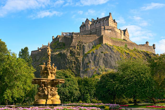 grad Edinburgh na Škotskem | Grad v Edinburgu, glavnem mestu Škotske | Foto Getty Images
