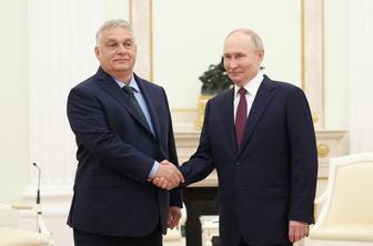 Putin Orbanu: Razumem, da ste tokrat prišli tudi kot predsednik Sveta EU